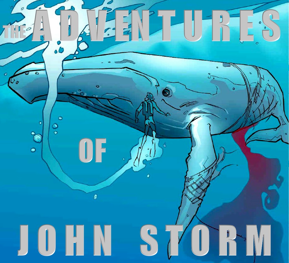 John Storm rescues a giant humpabck whale and her calf