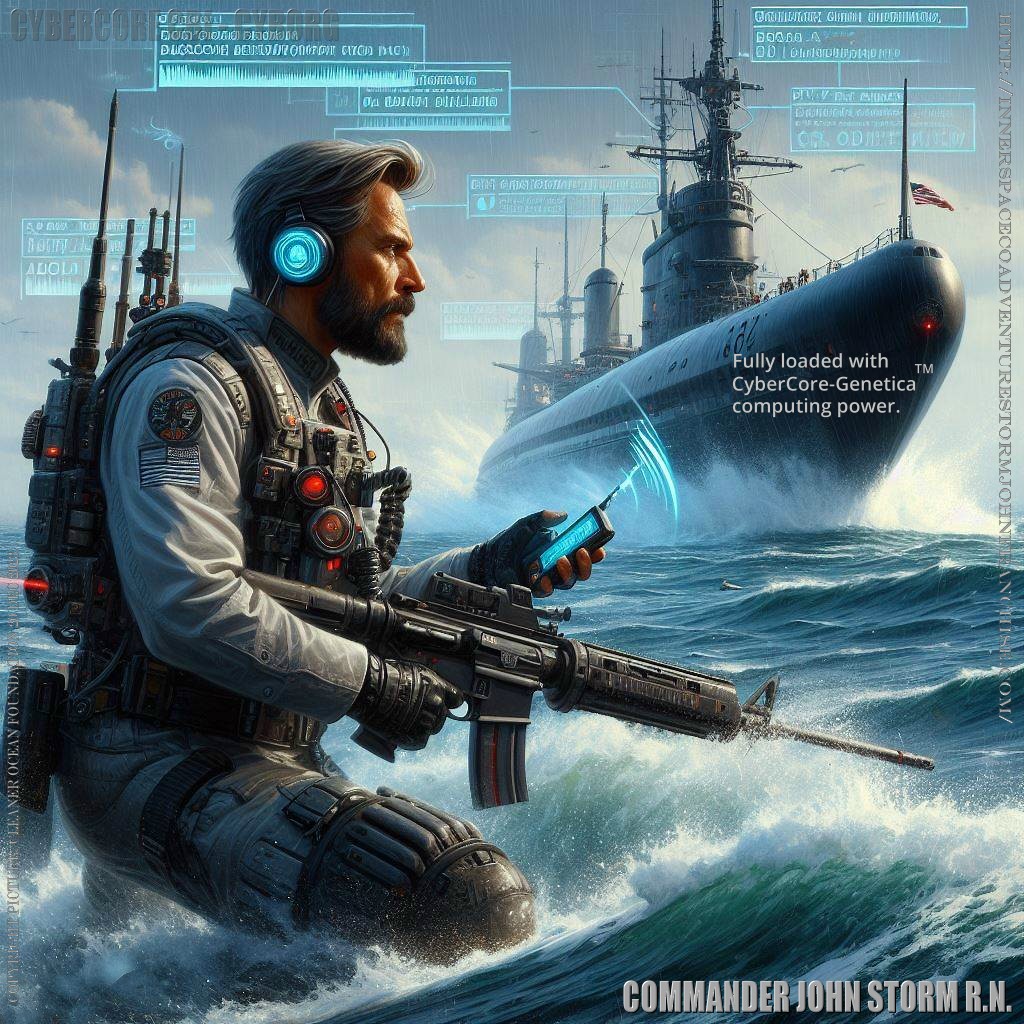 John Storm is superhman, enhanced genetically, and equipped with a BioCore brain implant, making him a cybernetic organism, or Cyborg